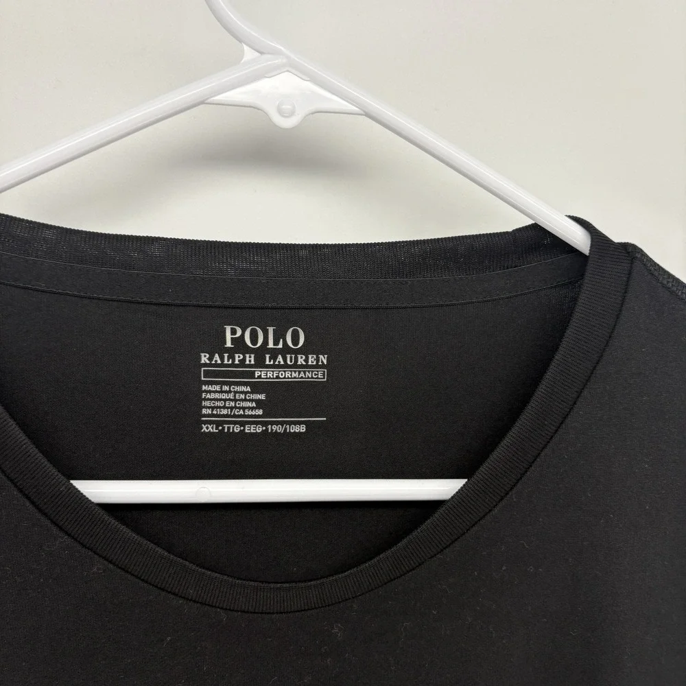 New Polo Ralph Lauren Shield Patch Graphic T Shirt Men XXL